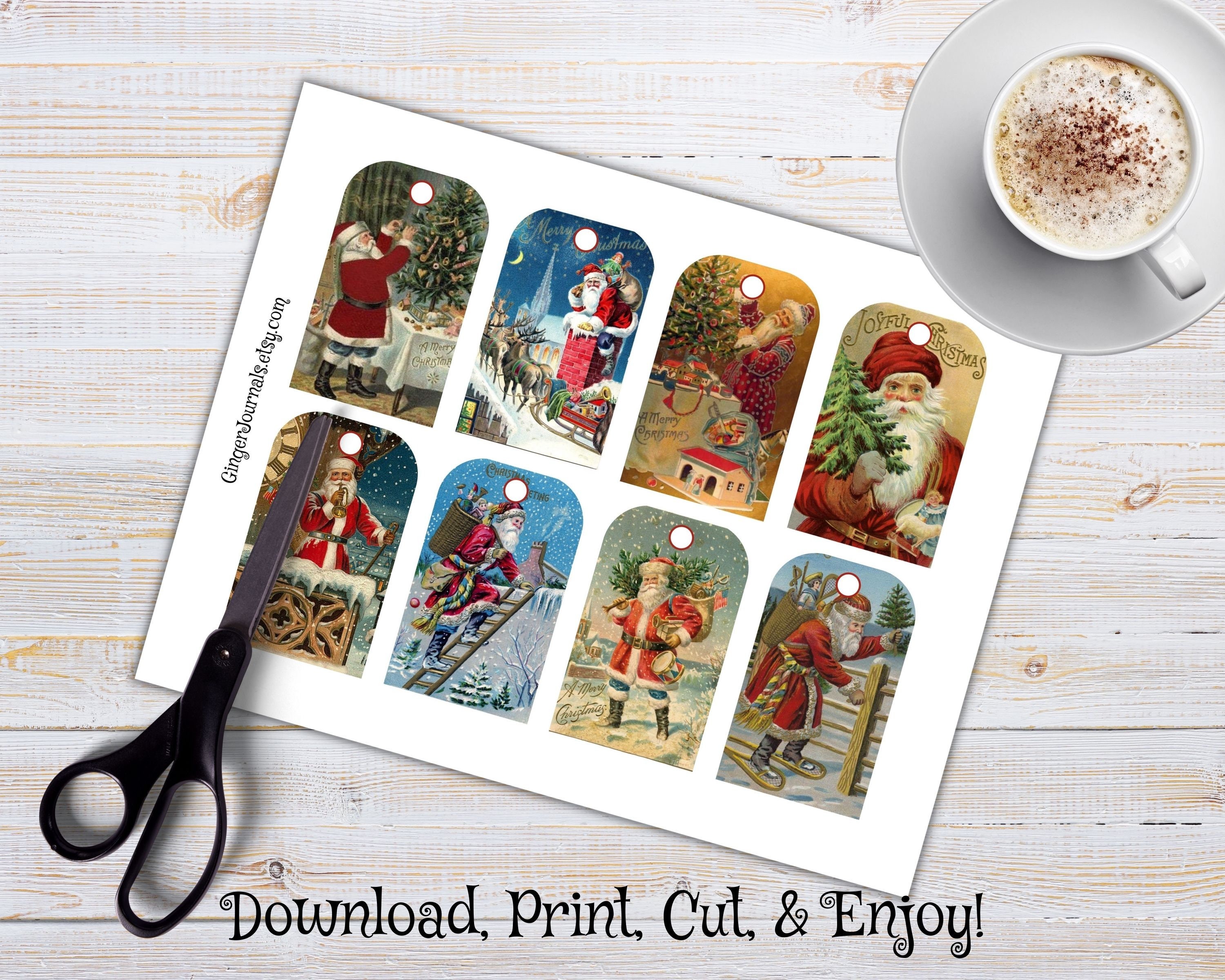 Vintage Christmas Junk Journal Kit Junk Journal Printable - Etsy