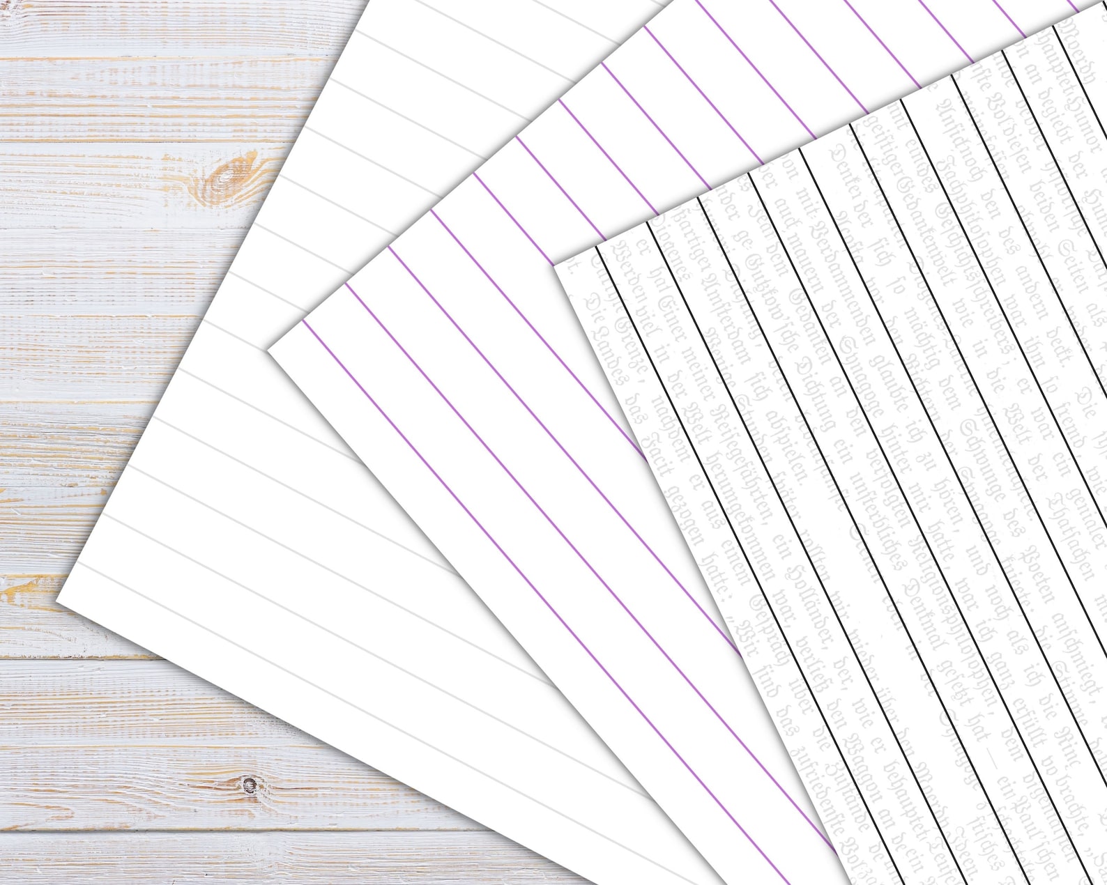 Lined Junk Journal Paper Junk Journal Printable Foldable - Etsy
