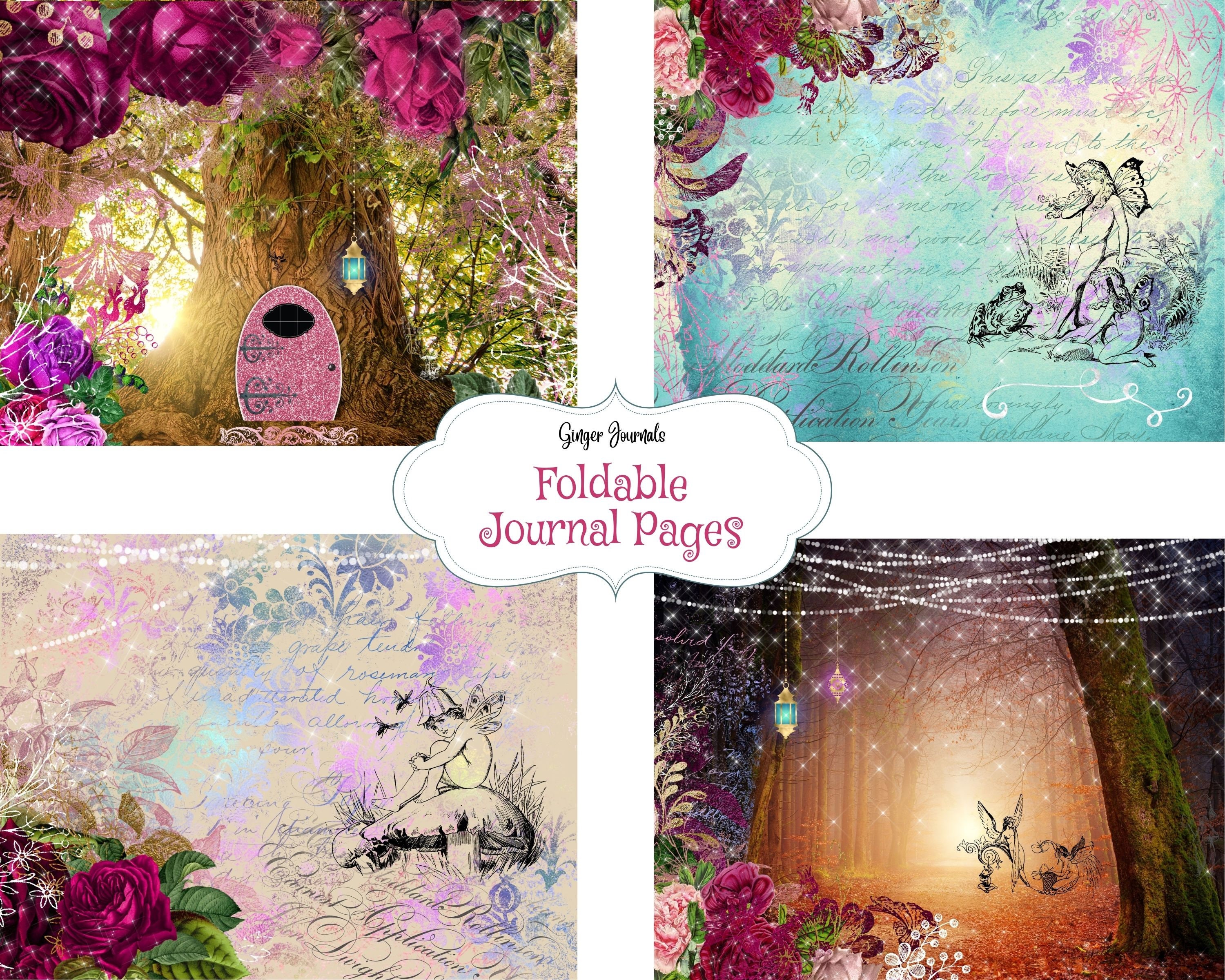 Enchanted Fairyland Junk Journal Kit, Junk Journal Printable, Junk ...