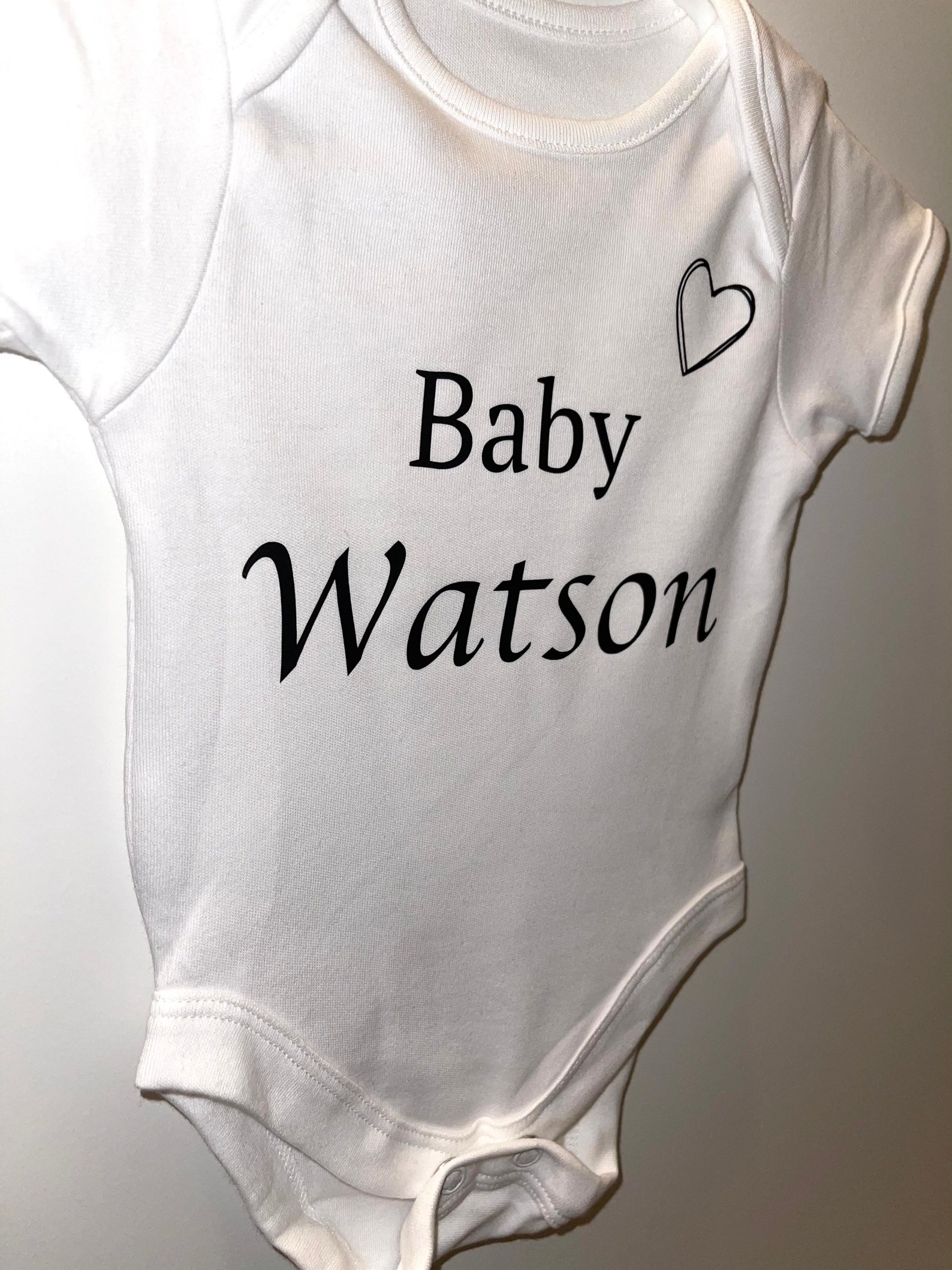 Baby personalised bodysuit Etsy