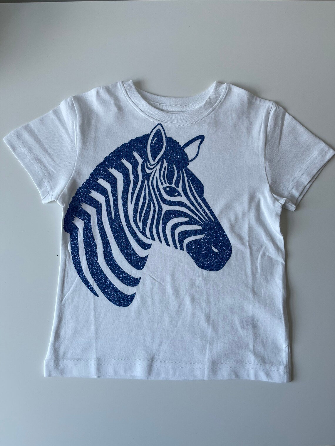 Custom Childrens Zebra Tshirt Etsy UK