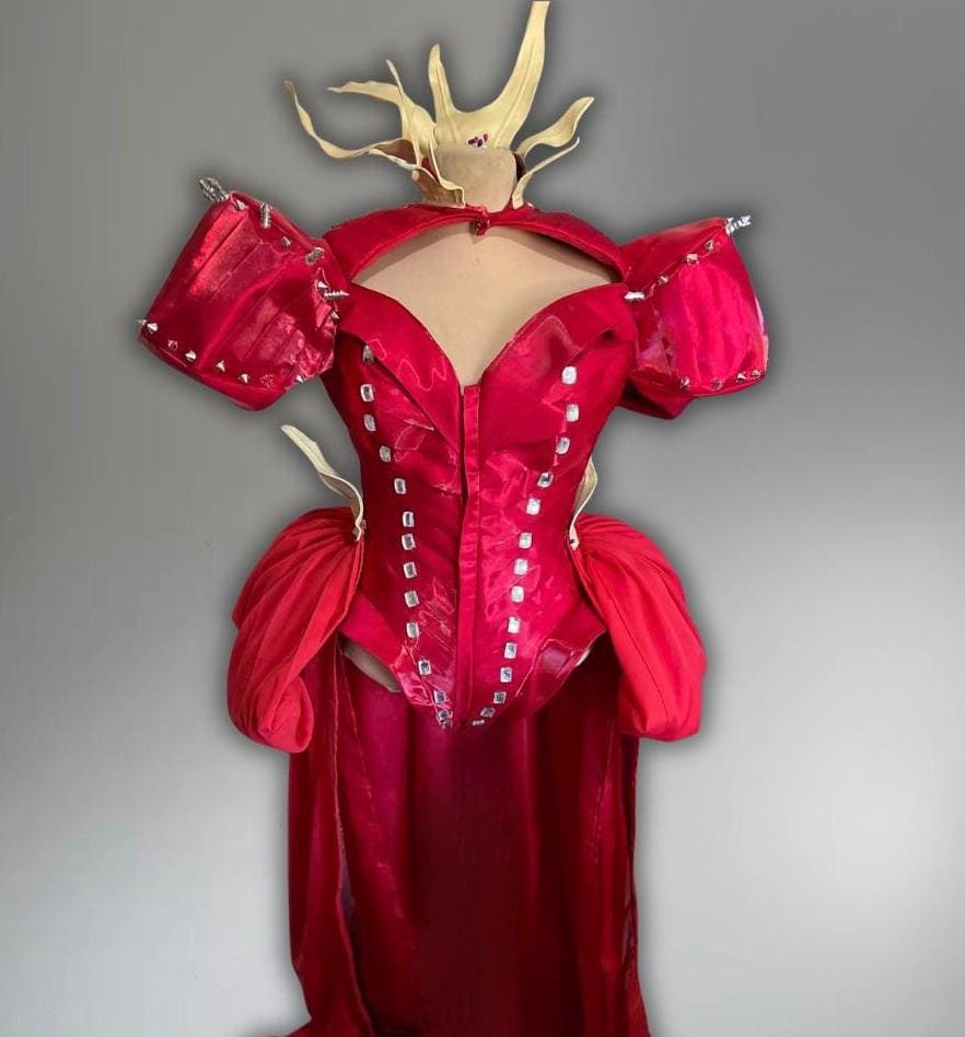 Red Lady Gaga Inspired Outfit - Etsy