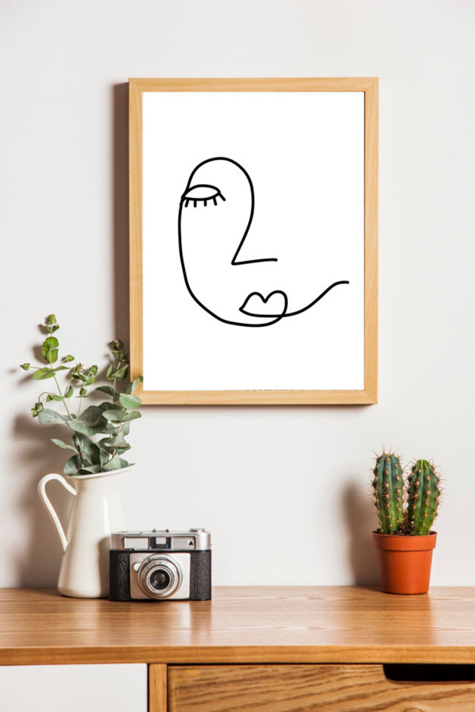 One line Wall art Prints Wall Art Art Print Printable Wall Etsy