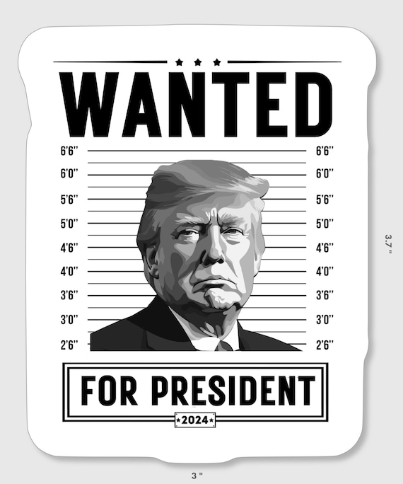 Funny Trump Sticker Stating,