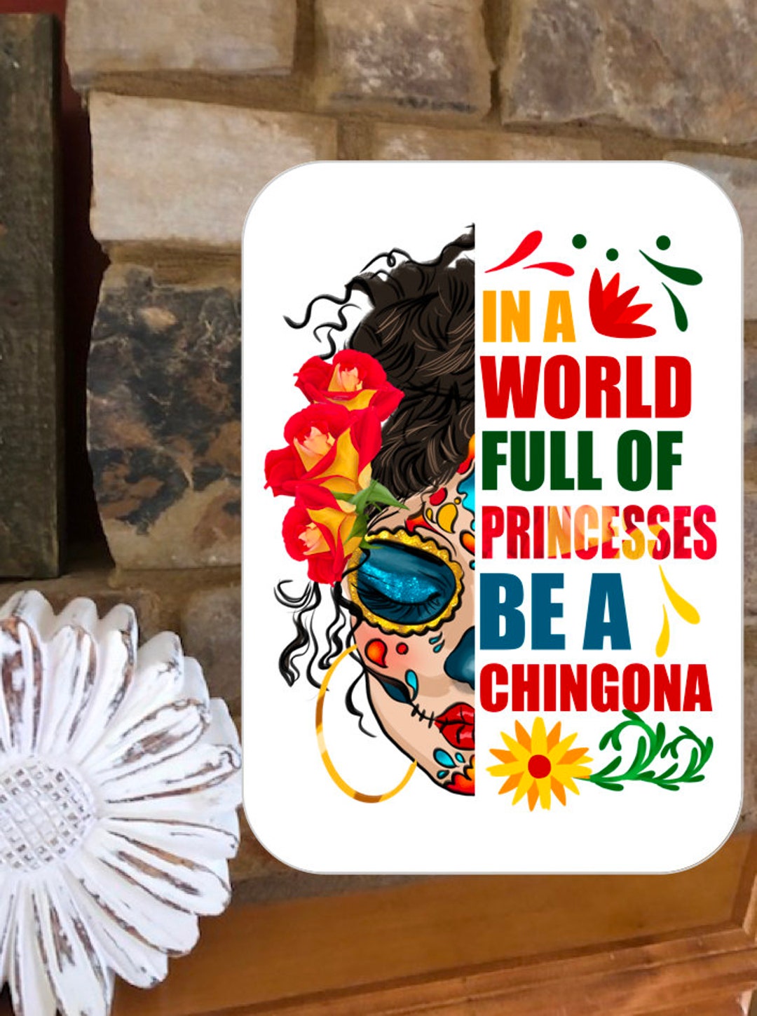 Targa In Metallo Retrò 'In A World Full Of Princesses Be A Nurse' – 20x30 Cm – Decorazione Umoristica Per Casa O Ufficio
