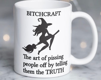 Funny Witchcraft Coffee Mug, Halloween Gift