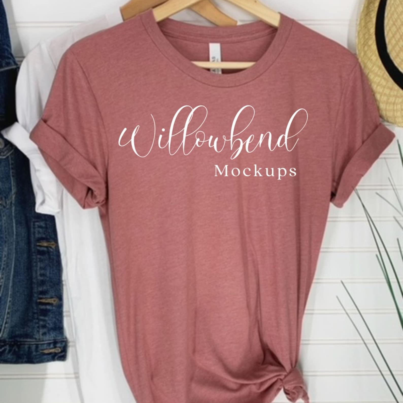 Heather Mauve / Bella Canvas Tee Shirt Mockup Photo /3001 CVC T Shirt ...