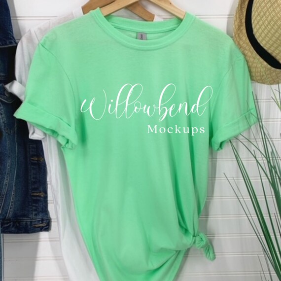 Mint Green / Gildan 640 Tshirt Mockup / Gildan Shirt Mockup / Etsy