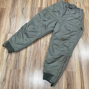 32 Vintage 50s USAF F-1B Air Force Cold Weather Insulated Flight Pants Trousers Wool Cotton usa Military Flying