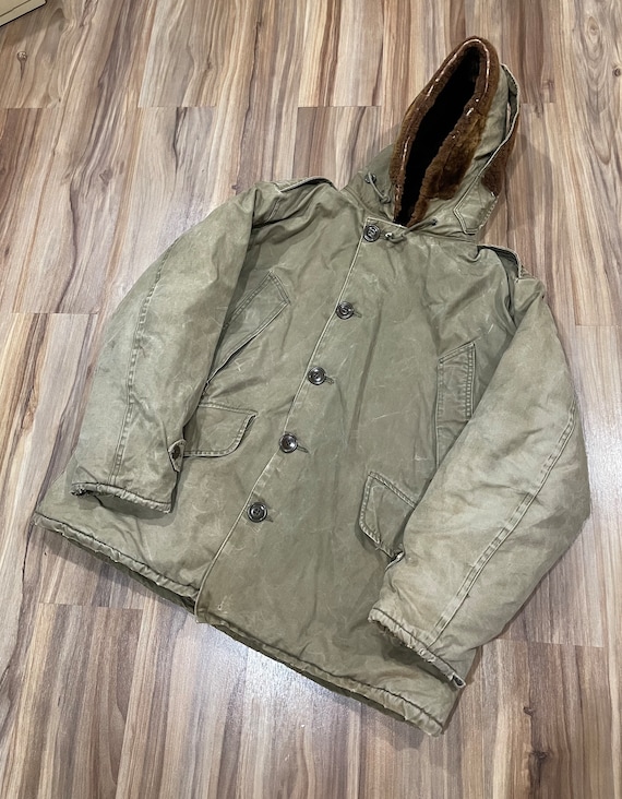44 Large Vintage Civilian B-11 Winter Flying Jacket Lined 44 Large Vintage Civilian B-11 Winter Flying Jacket Lined