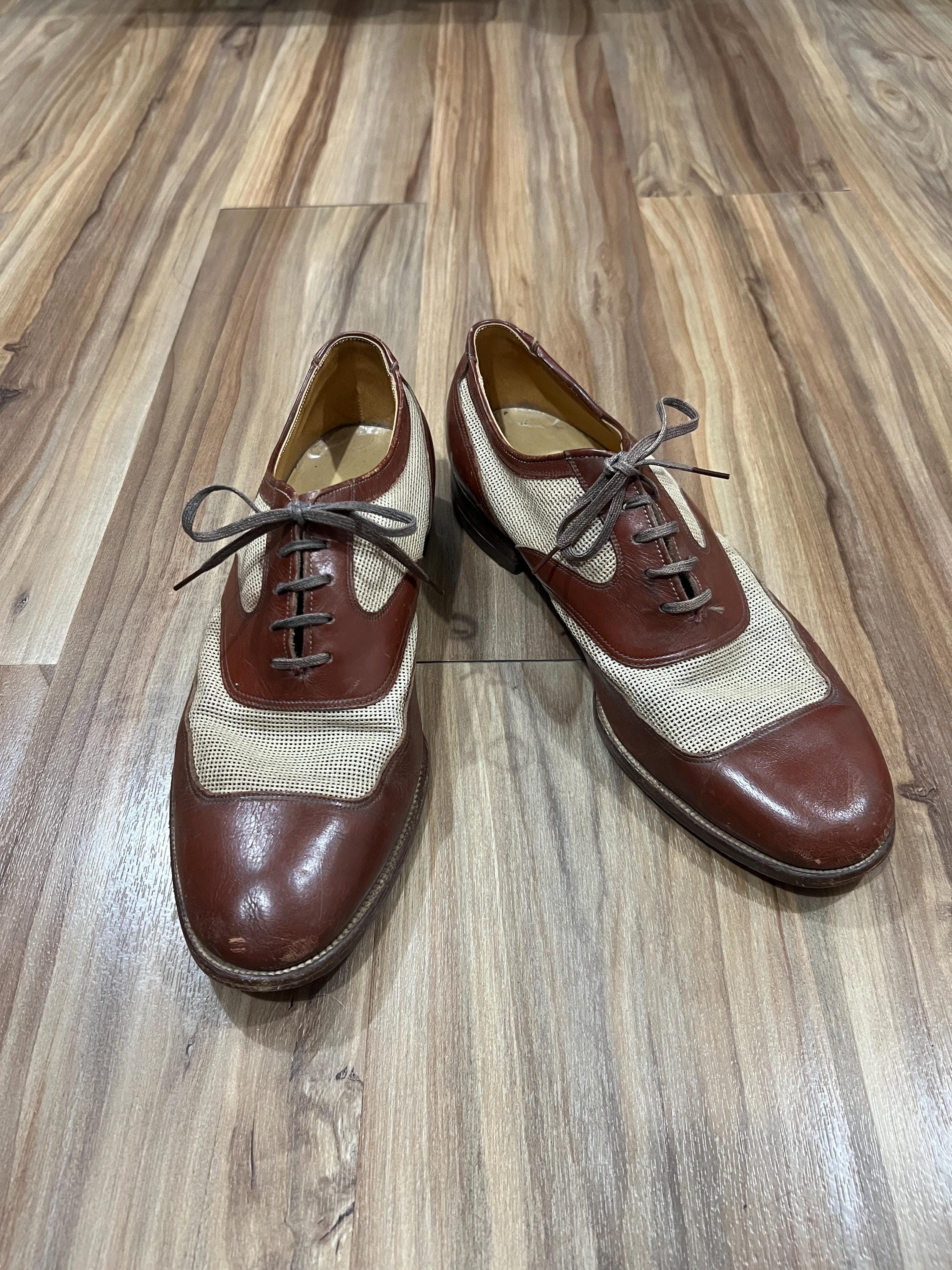 Mens 1940s Spectator Shoes - Etsy