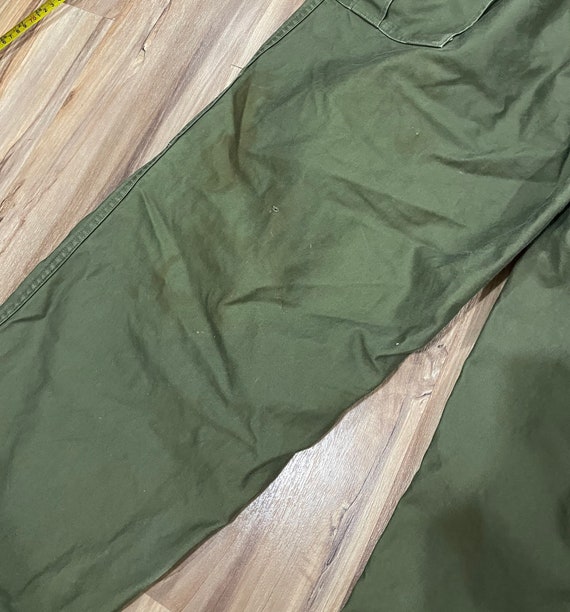 XL Vintage 50s Shell Trousers US Military Field S… - image 4