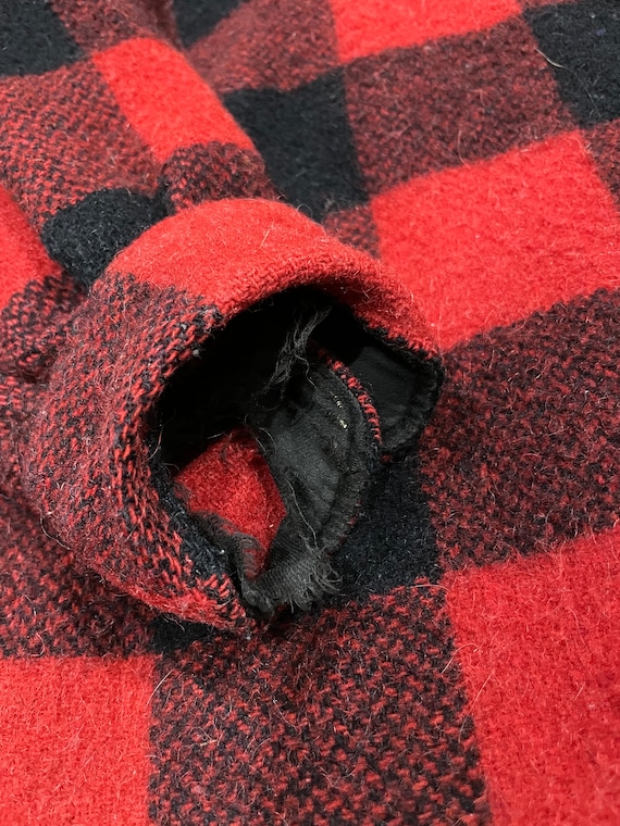Medium Vintage 50s King Cole Wool Buffalo Plaid Flannel Jacket W