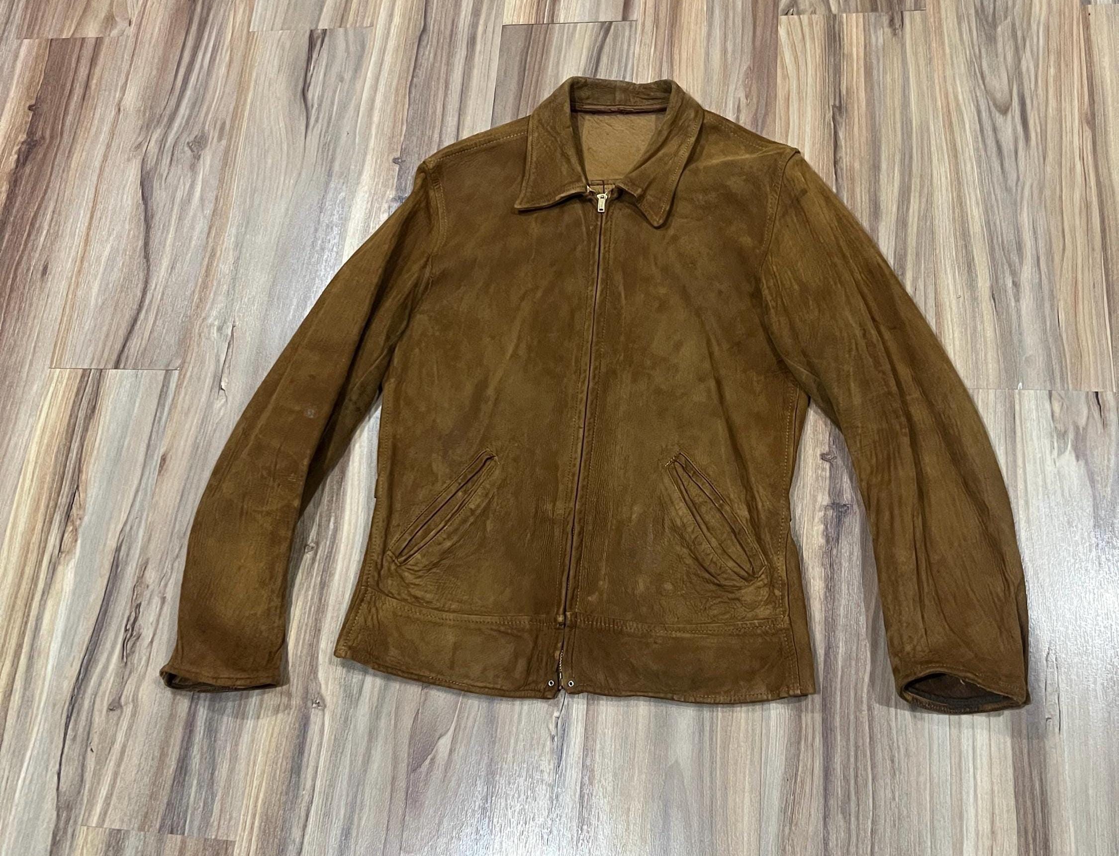 1930s Suede Jacket - Etsy