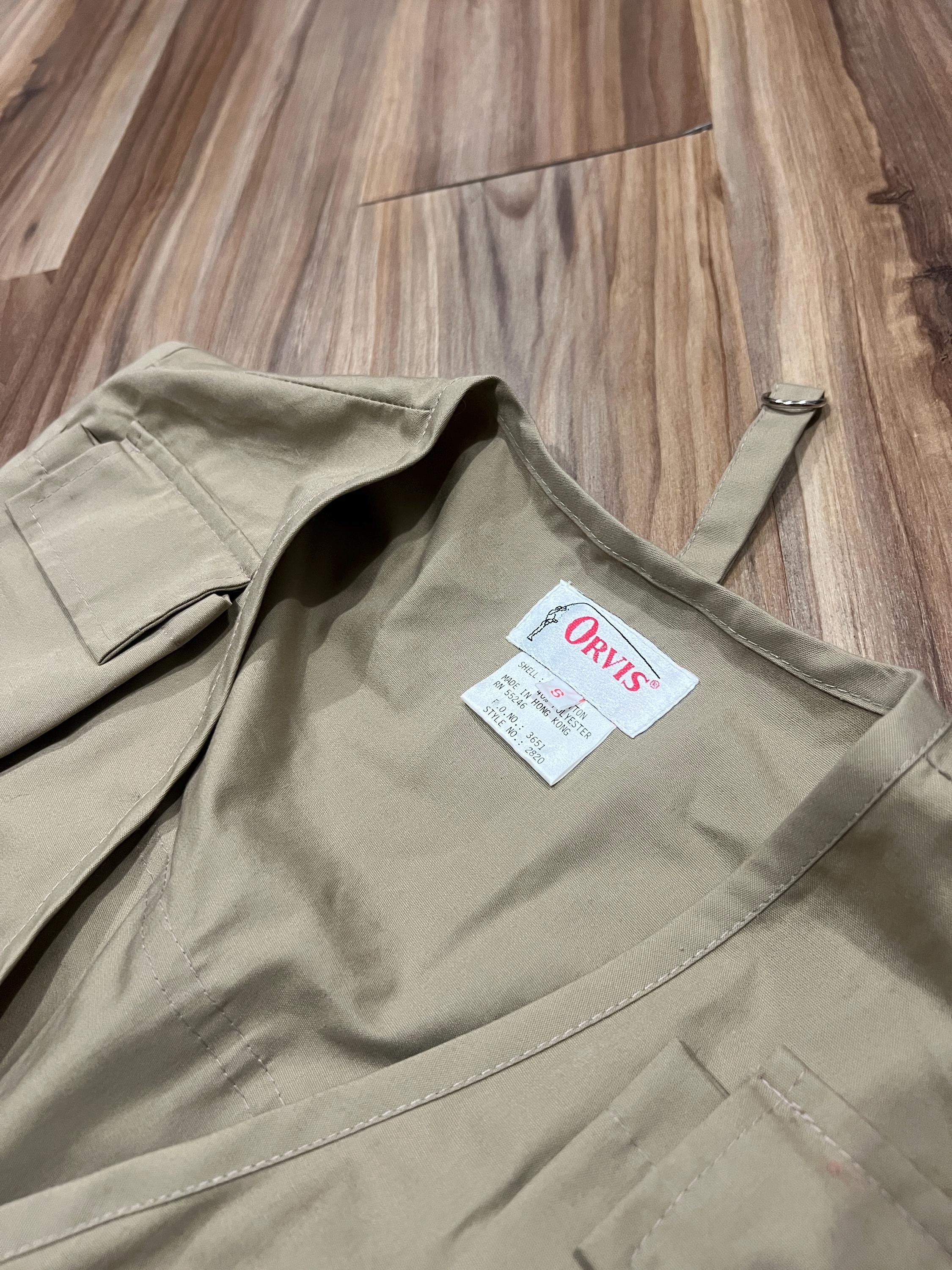 Small Vintage 80s 90s Orvis Fly Fishing Utility Vest W/ Pockets 