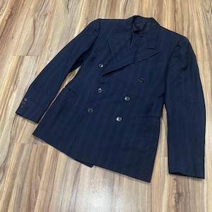 1940s Navy Double Breasted Suit - Etsy