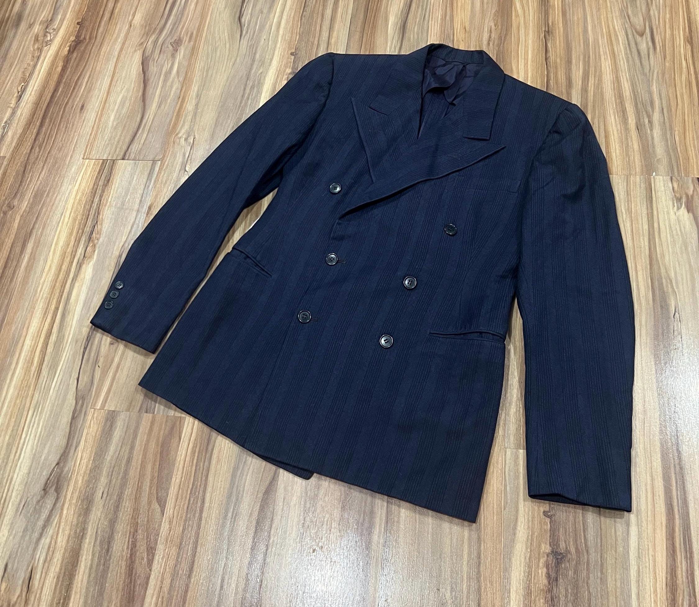 1940s Navy Double Breasted Suit - Etsy