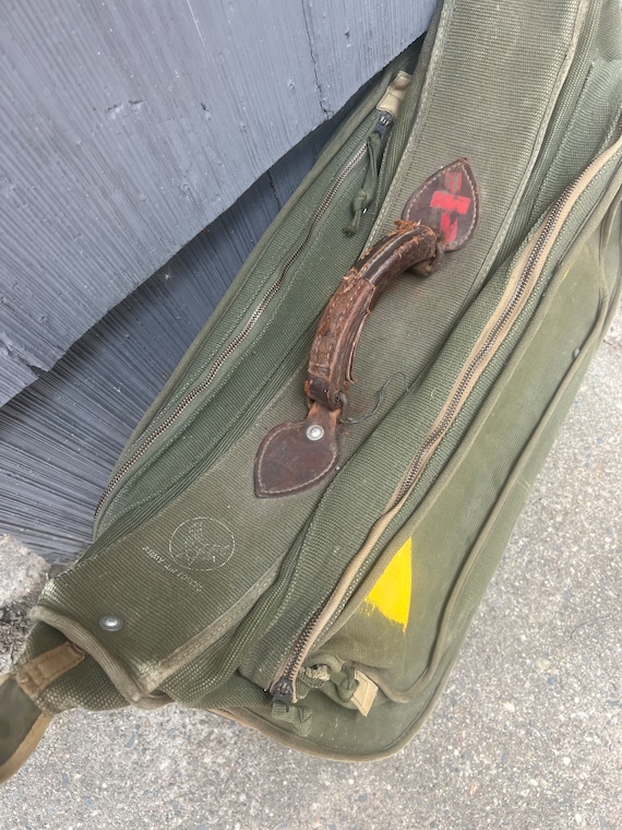緑*様 1940's US AIR FORCE AVIATOR BAG USED 緑*様 1940's US AIR FORCE AVIATOR BAG USED US WW2 Air Force
