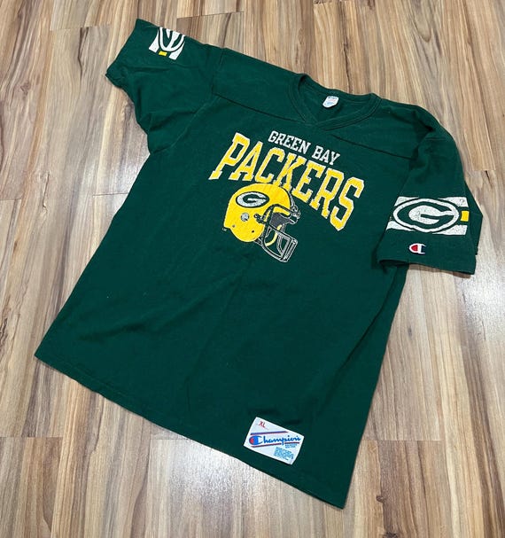 80s logo7 green bay packrs フットボール t 【公式通販】