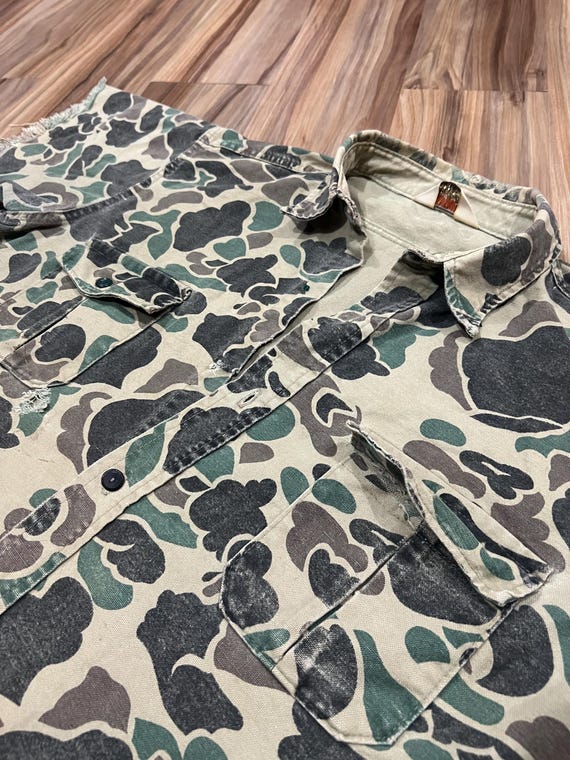 Casquette Camionneur Vintage Années 80 - Cloverbelt Feed Company, Camouflage Chasse Ginseng