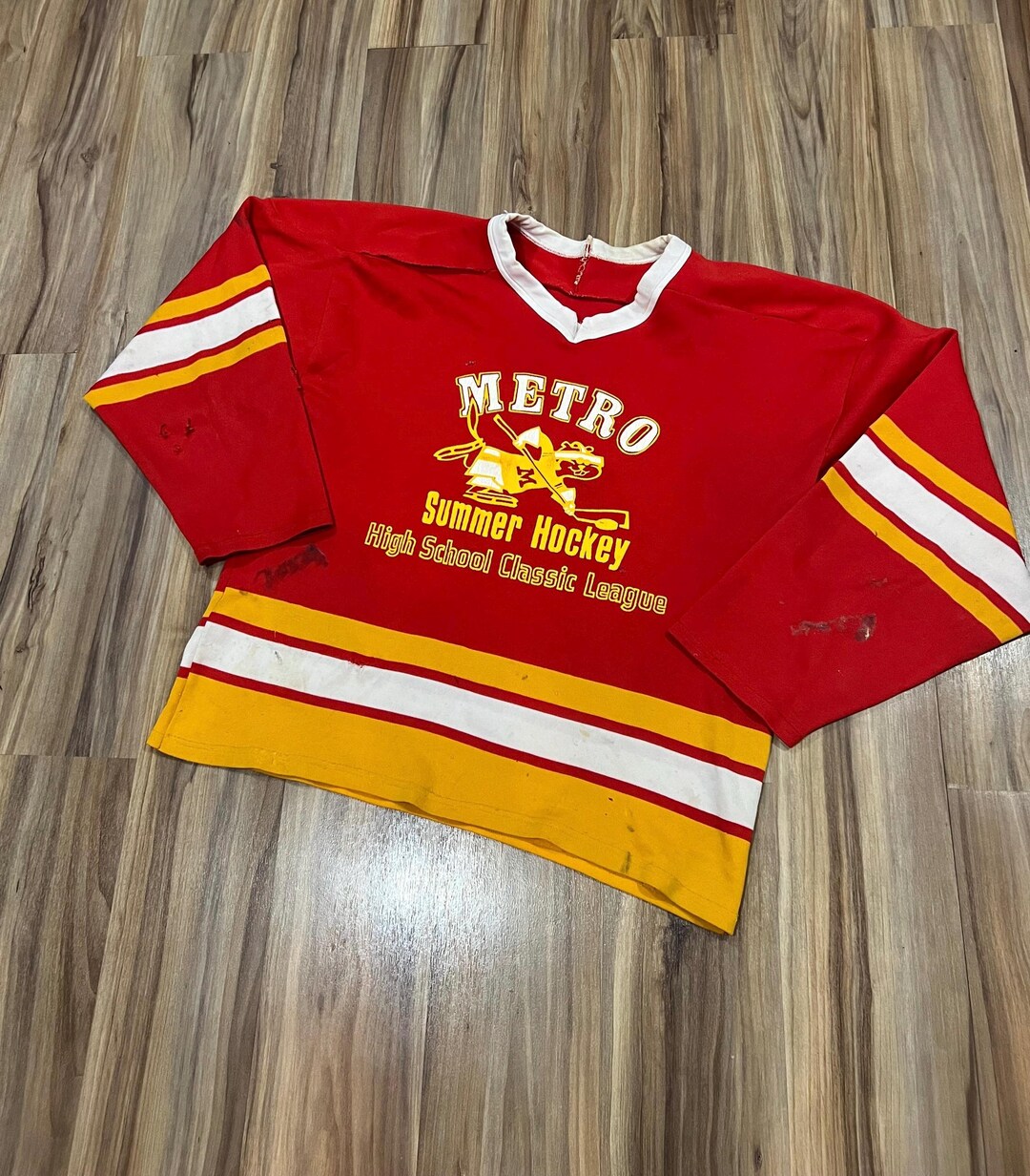 Maillot de hockey russe USSR CCCP 1980 # 20 Vladislav Tretiak # 24 Sergei Makarov Cousu Rouge S-3XL - rouge - Taille XL