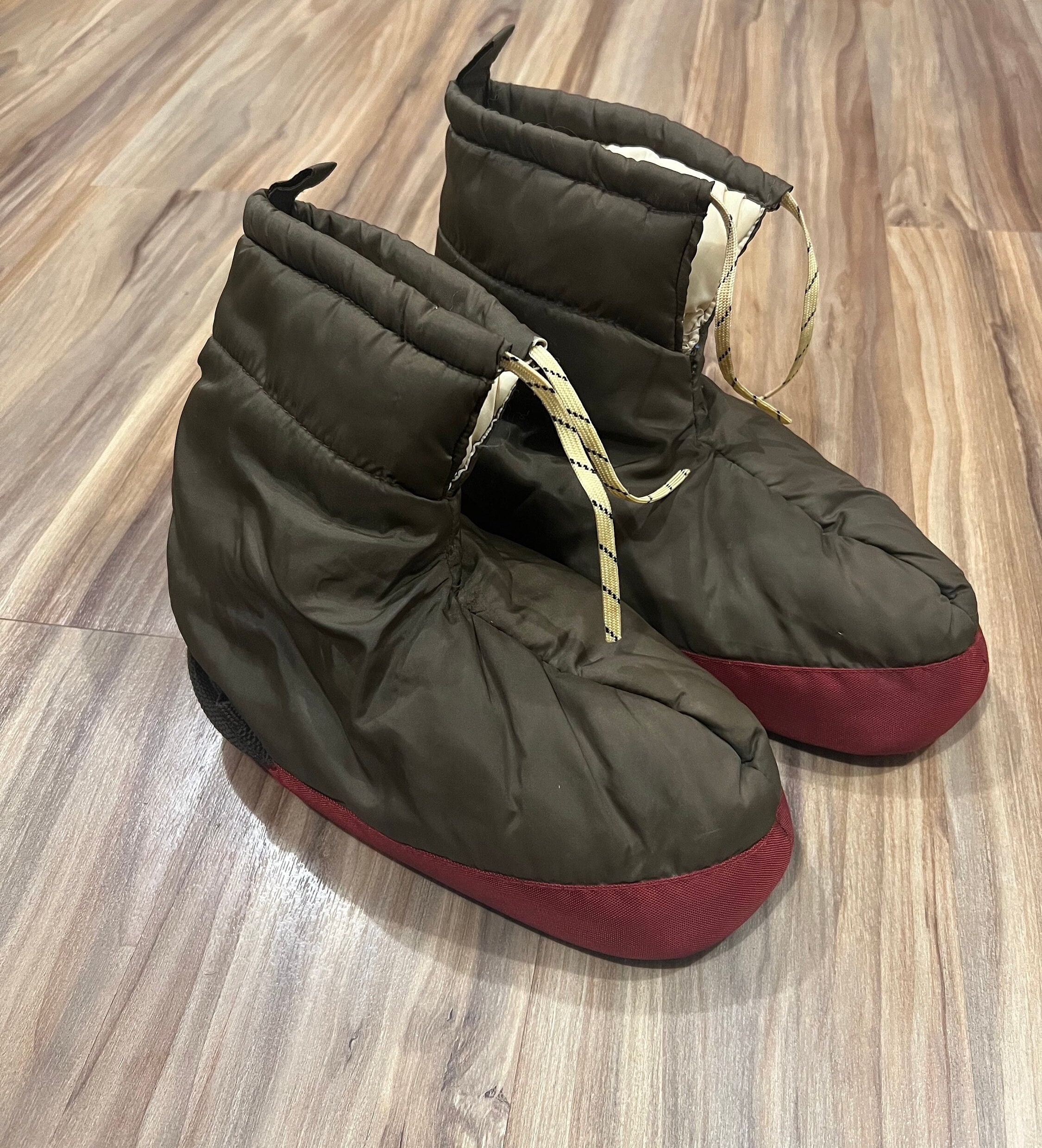 Stivali Invernali Eddie Bauer Balasana Donna Taglia 10 - Beige Trapuntati Leggeri
