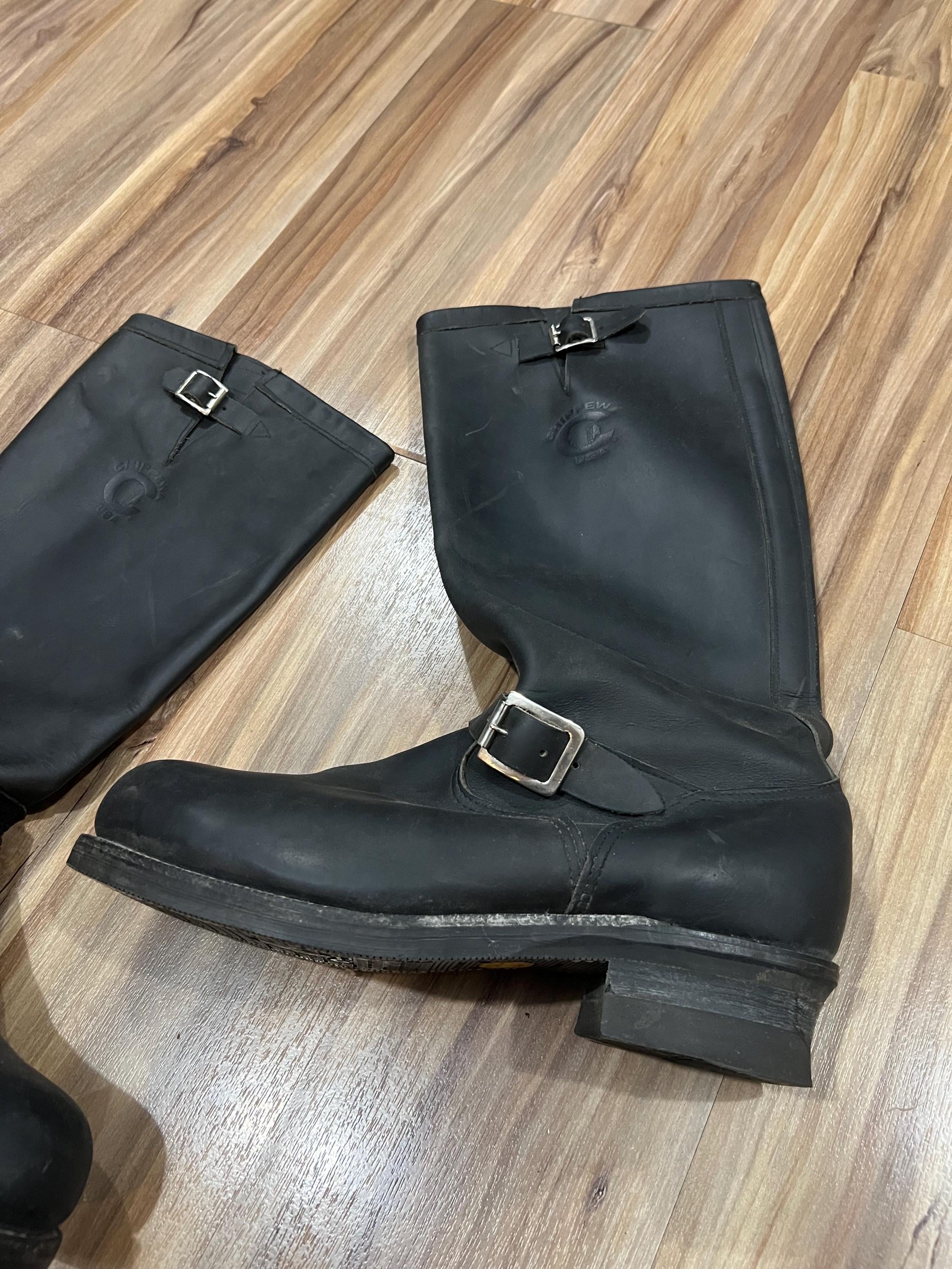 Size 12D Vintage 70s 80s Chippewa Engineer Steel Toed Work