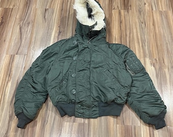 Vintage Alpha Industries N-2B Bomber Jacket - Short Waist