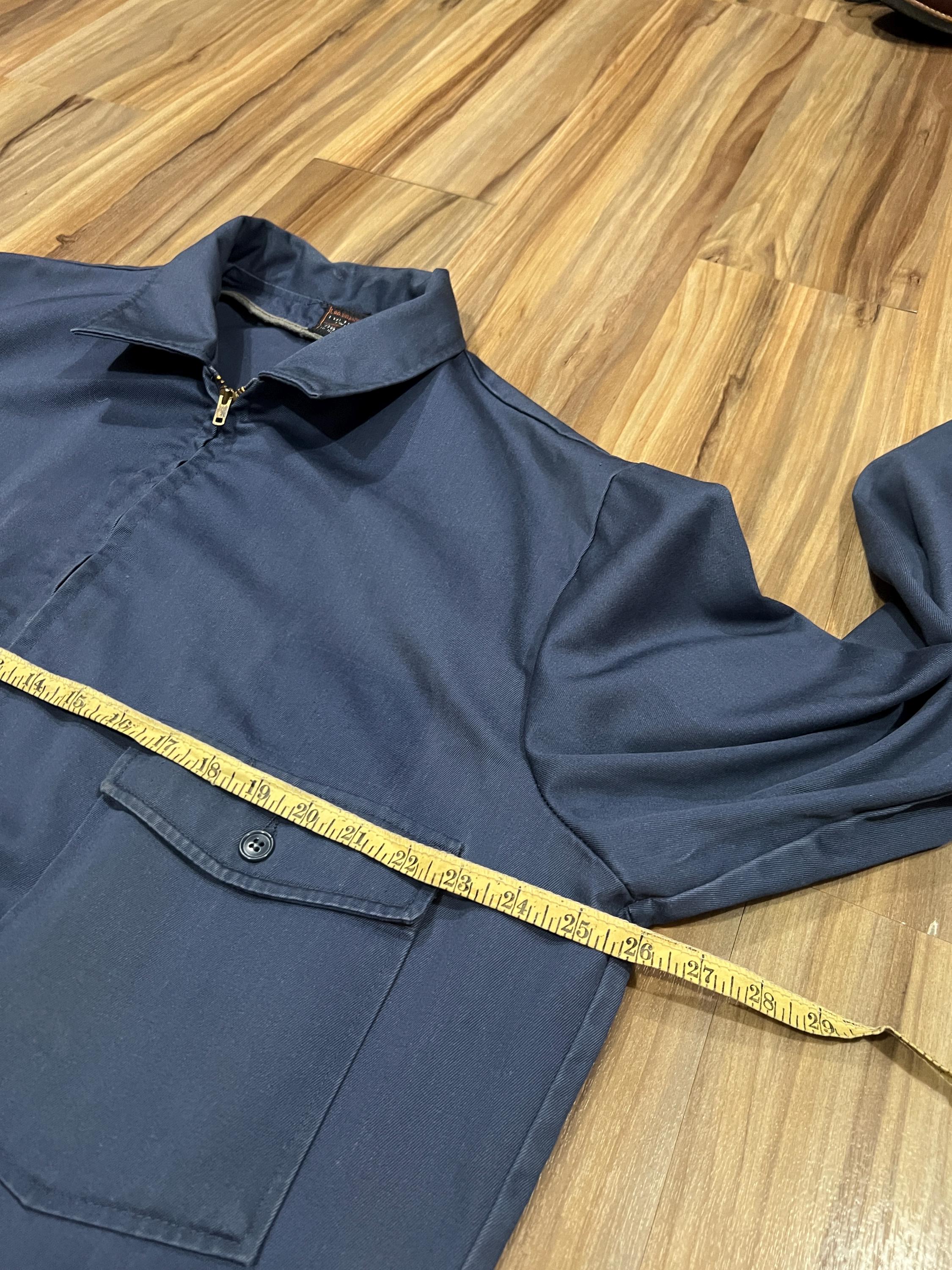 XL (48) Vintage 60s 70s Lee Work Wear Jacket 2 Pocket Chetopa