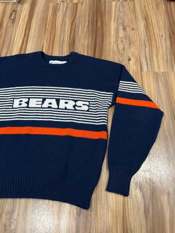 Medium Vintage 80s Chicago Bears Cliff Engle Knit… - image 2