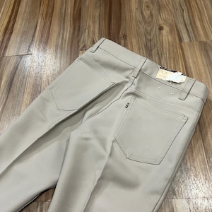 29x34 Vintage 70’s Levi’s 517 Boot Cut Beige Khaki Skinny Western Slacks Pants Deadstock New