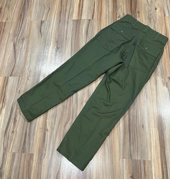 パンツ US ARMY OG-507 UTILITY TROUSERS 1980s U.S. Military Original OG-507 Poly/Cotton Utility Pants