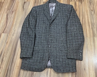 1950-60's 3 Button Wool Sport Coat, Hickey Freeman, F.R. Tripler