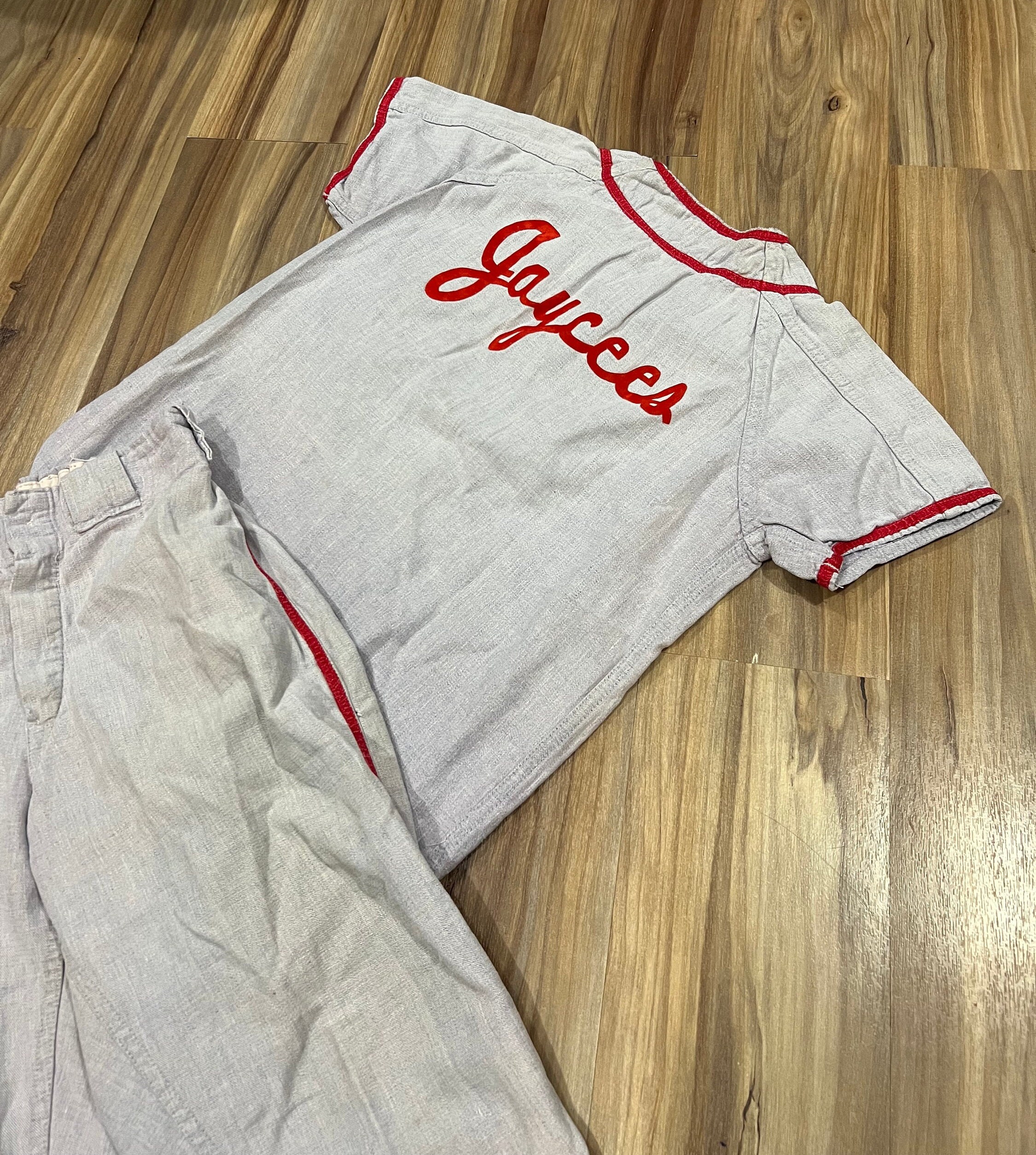 XS Vintage 50s Wilson Wool Baseball Jersey and Knicker Pants