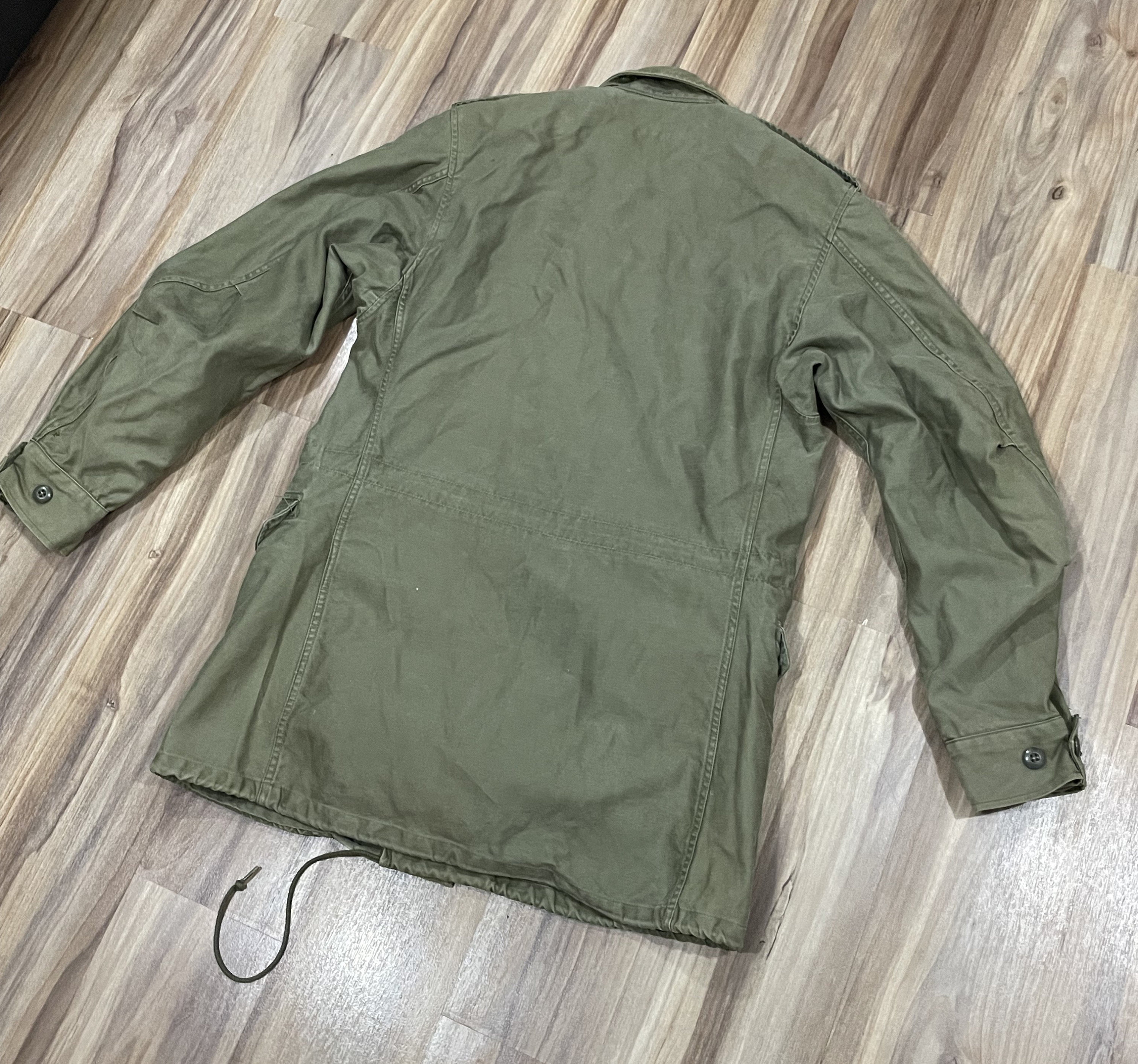 【Ameri vintage】ARMY POCKET LONG COAT カーキ Ameri（アメリ）の「ARMY POCKET LONG COAT（ミリタリー