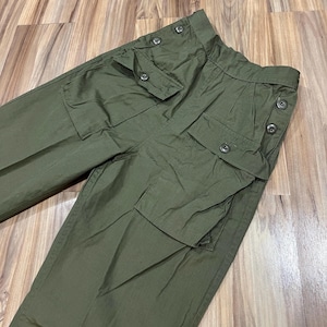 60s OG107 US ARMY BAKER PANTS 30×31 Vintage 60s OG 107 Military Sateen Type 1 Trousers Baker
