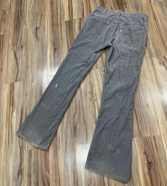 30x32 Vintage 70s 80s Levis Corduroy Skinny Flare… - image 2