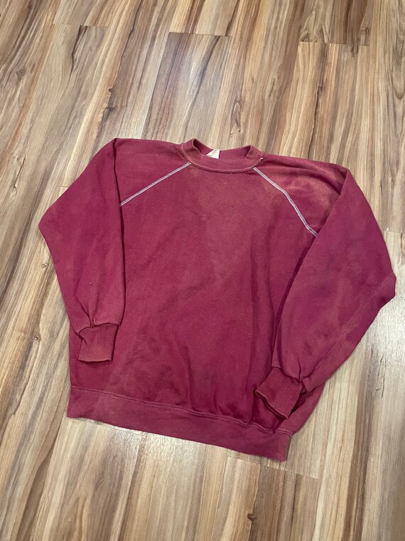 Medium anni '60 '70 Raglan Cotone Acrilico Misto Felpa | Etsy Italia