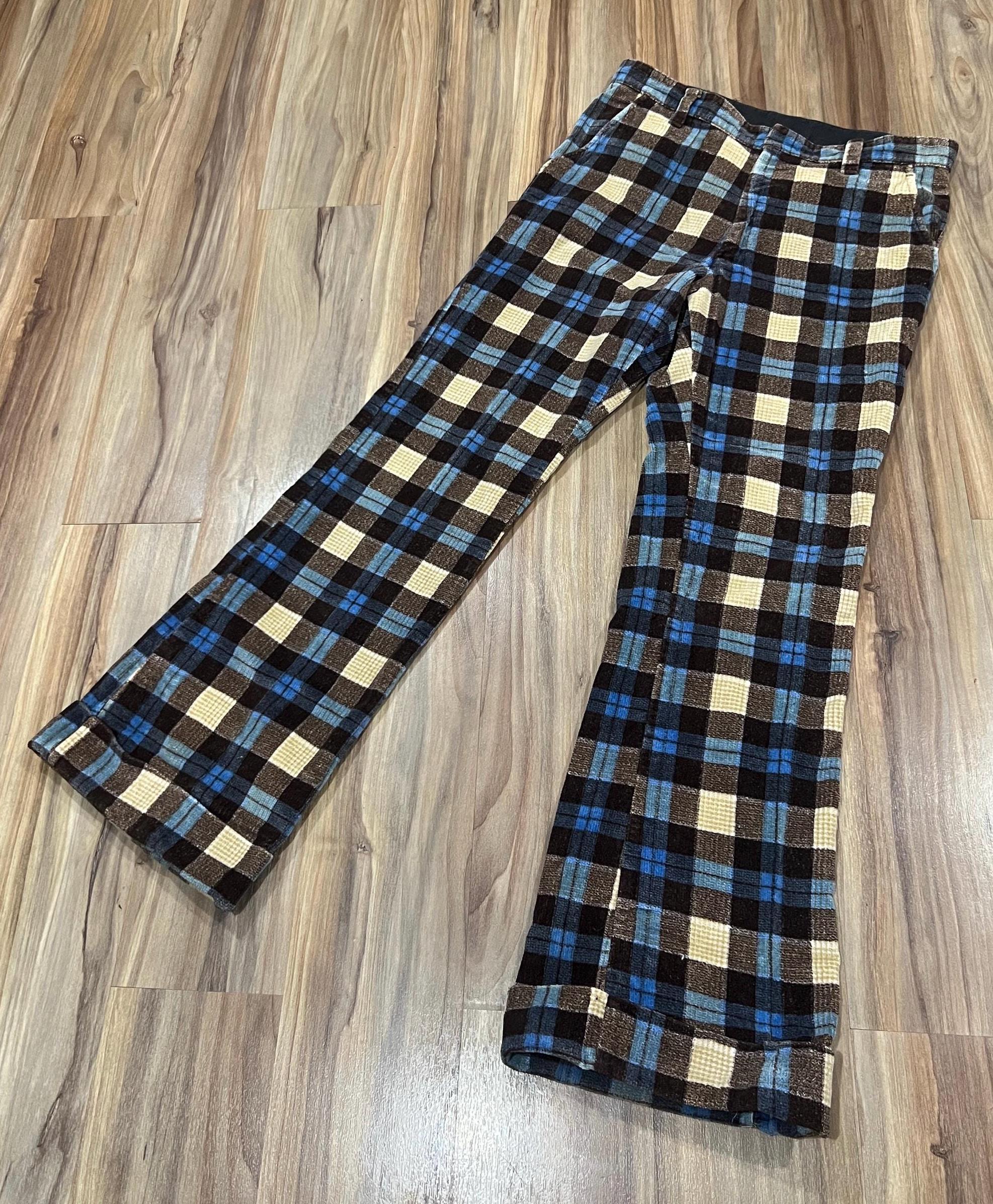 Mens Plaid Bell Bottoms - Etsy display picture 1