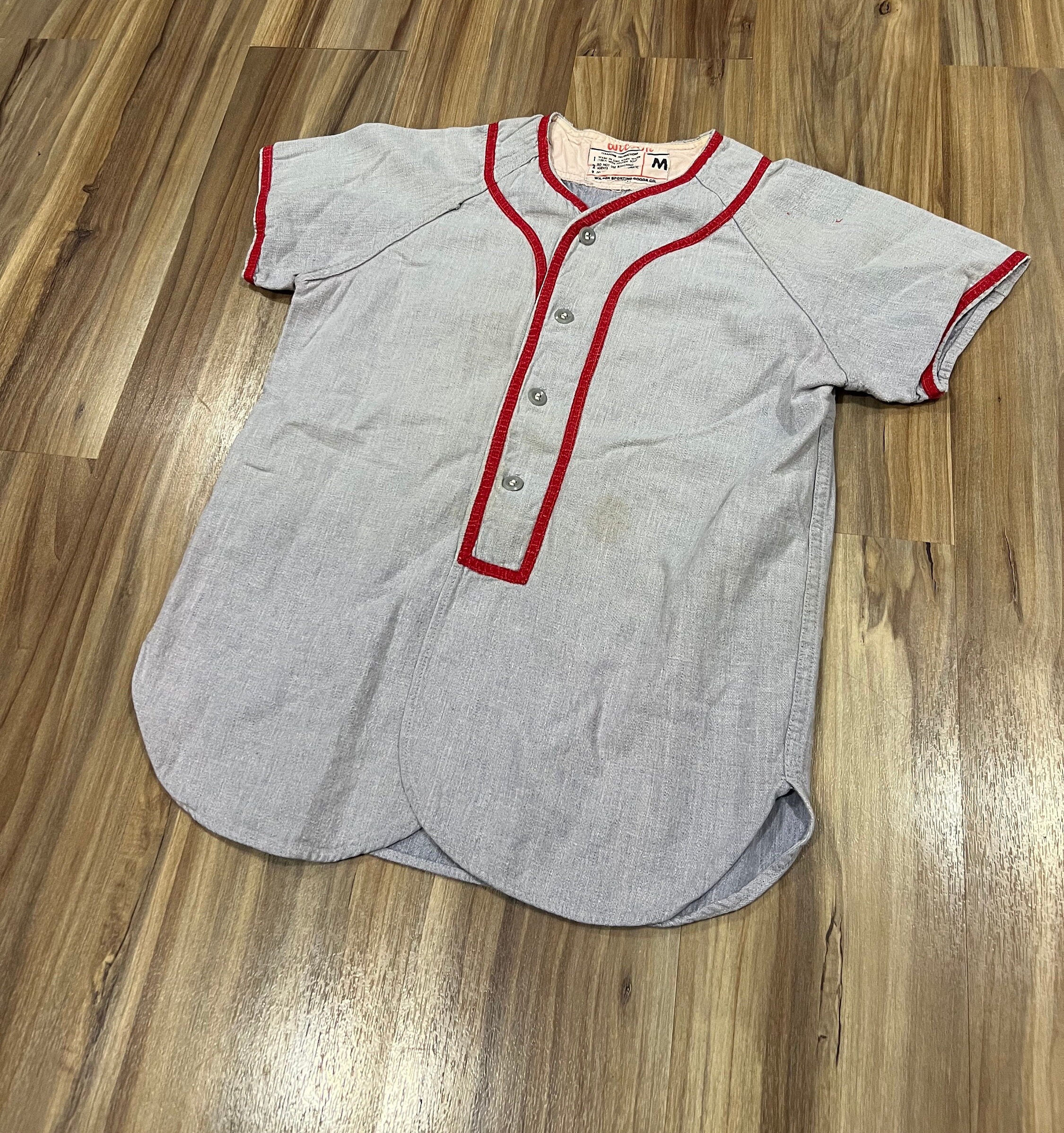 XS Vintage 50s Wilson Wool Baseball Jersey and Knicker Pants Two