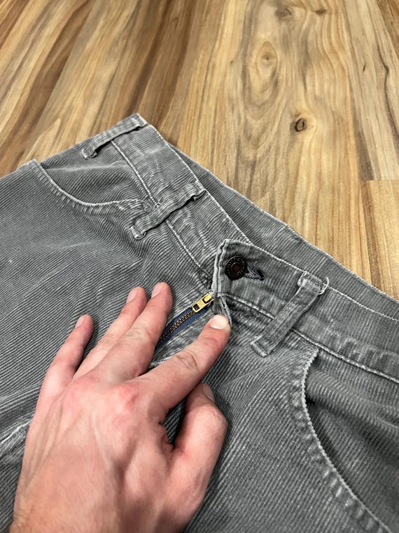 30x32 Vintage 70s 80s Levis Corduroy Skinny Flare… - image 5