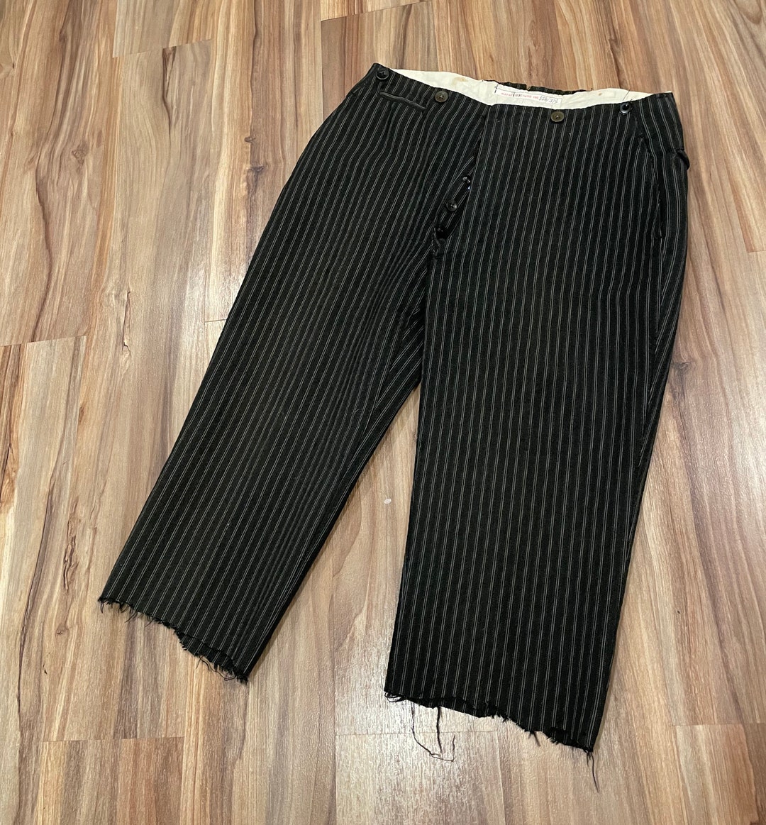 H Bar C Vintage Wool Pinstripe Western Pants