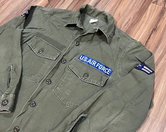 Large Vintage 60s 70s US Military Air Force L-2B Flight Jacket