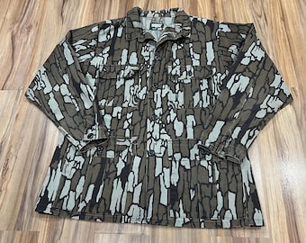 Men's Vintage 90's Spruce Creek Trebark Camo Camouflage Hunting