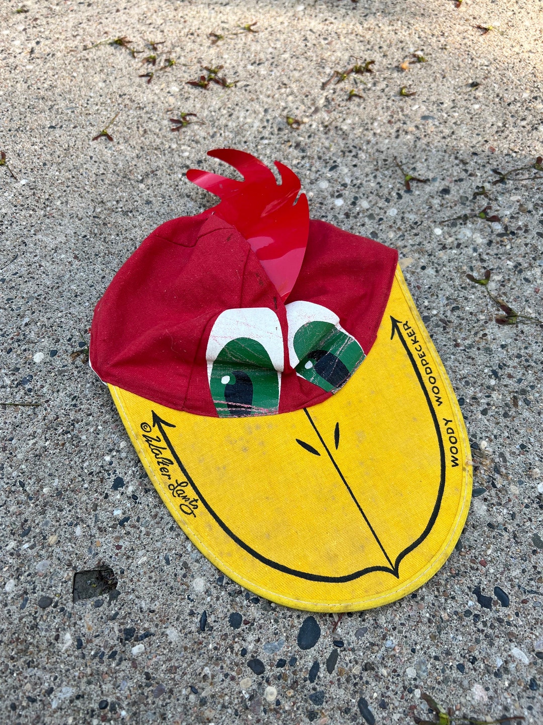 Vintage 60s 70s Woody the Woodpecker Long Bill Hat Cap  display picture 3