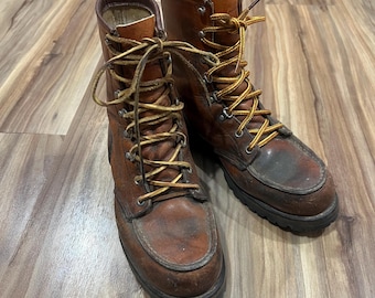 Size 12D Vintage 70s 80s Chippewa Engineer Steel Toed Work