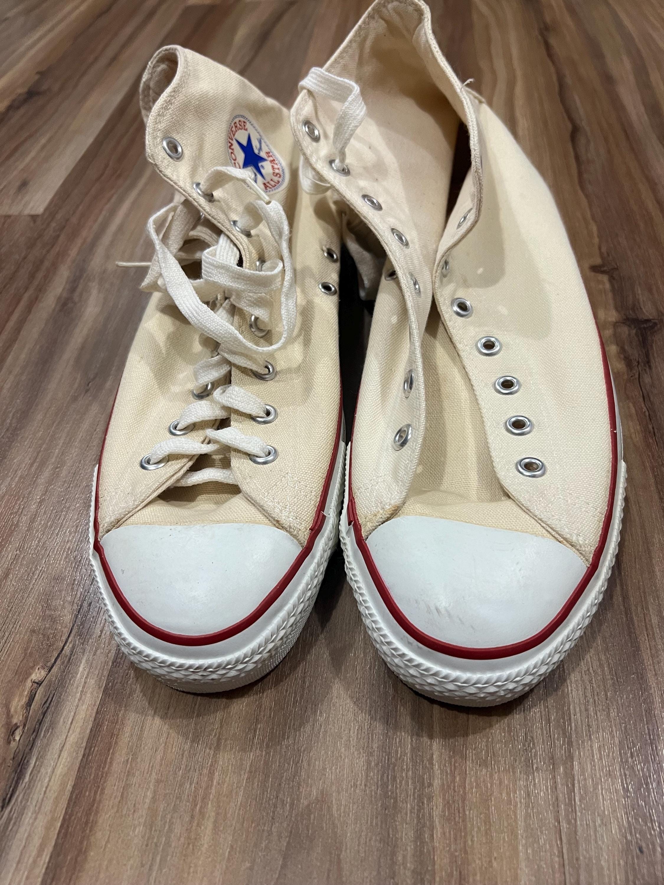 Deadstock Vintage 80s USA Made Converse Chuck Taylor Hi Top
