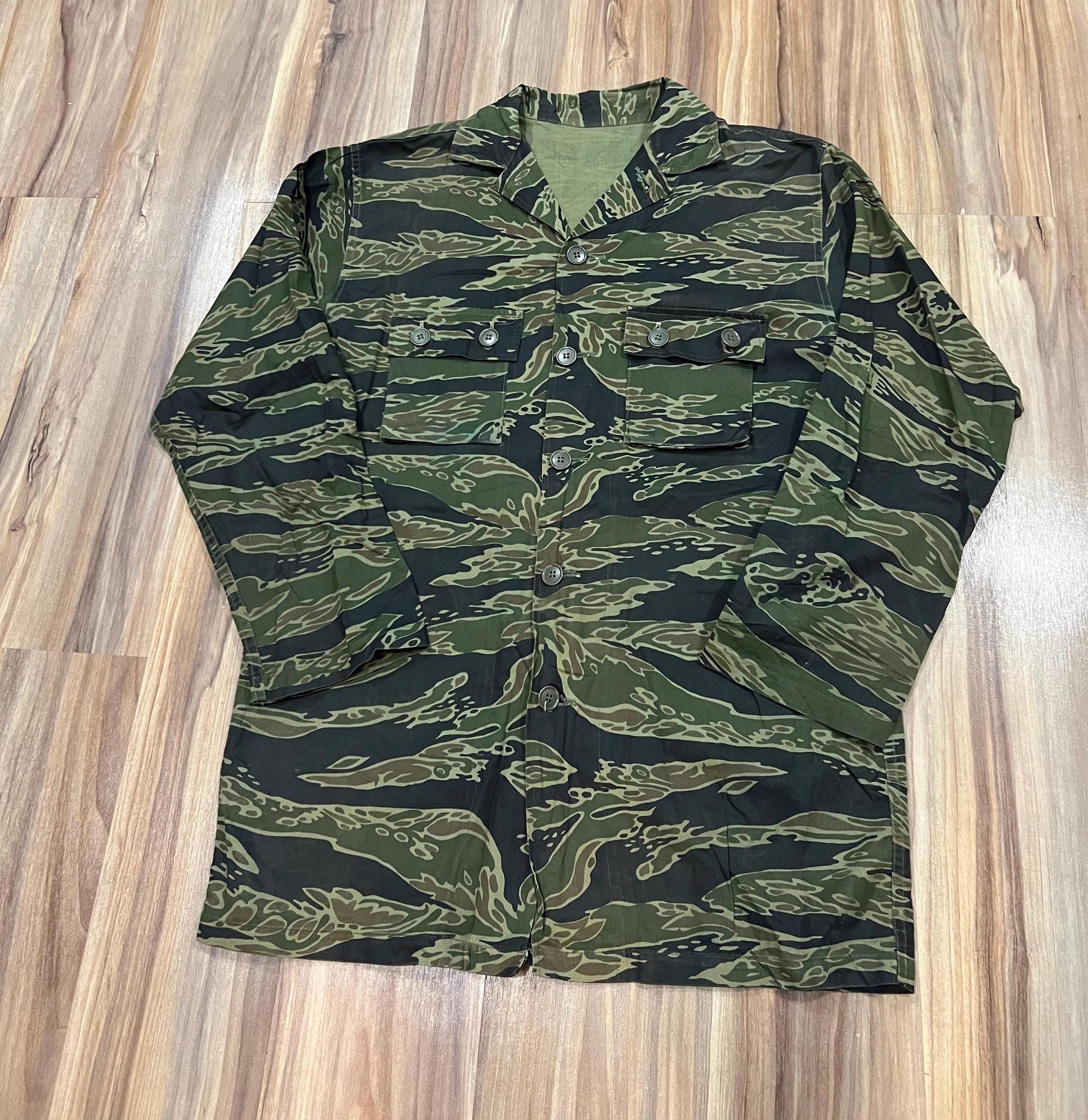 60s Vietnam War Vintage CIDG Splotch (SPL) Tigerstripe Shirt