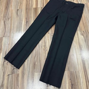 36x32 Vintage 80s 90s Levi’s 517 Boot Cut Black Western Slacks Pants