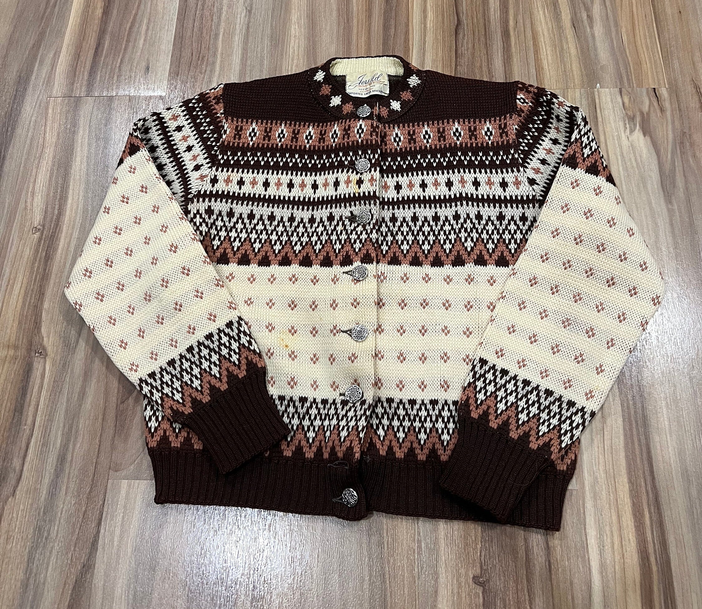 Vintage 60's Indian Brand Sportswear Sweater